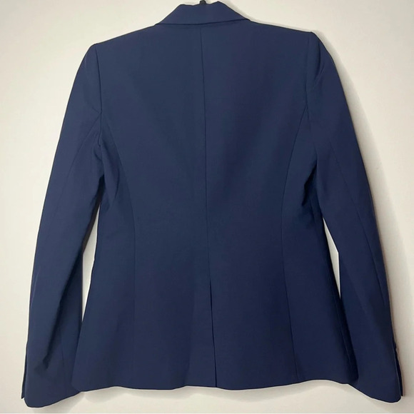 J. CREW Campbell Italian Wool Navy Bi Stretch 1035 Business Professional Blazer - Picture 9 of 10